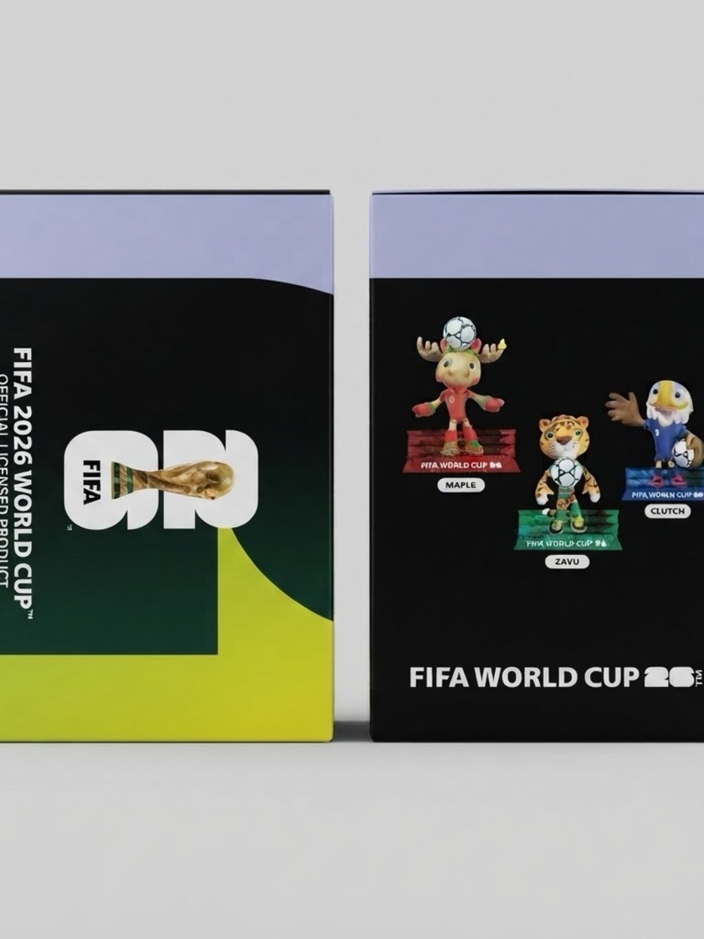 FIFA World Cup 2026 Mascot Figurine Set Maple Zayu Clutch 3pc Sealed Official
